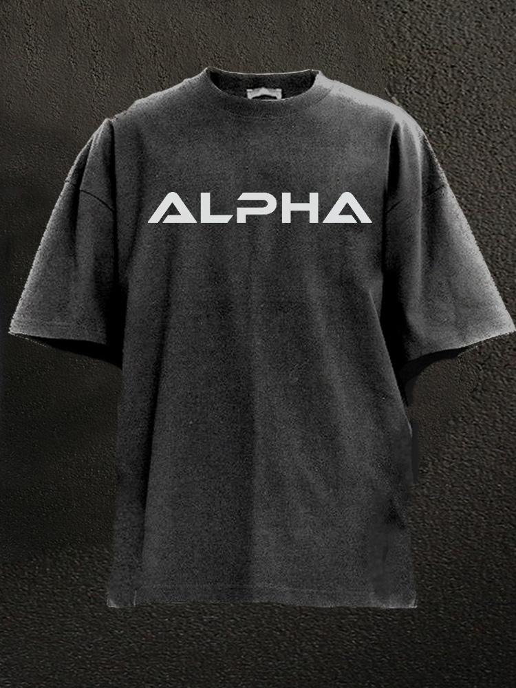 Alpha Washed Gym Shirt