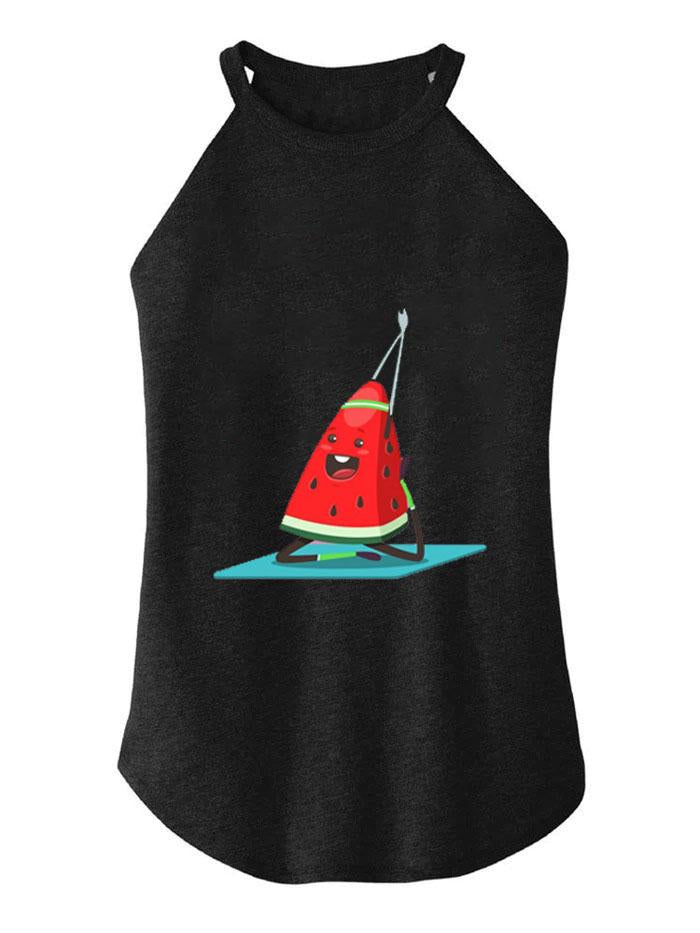 YOGA WATERMELON ROCKER COTTON TANK