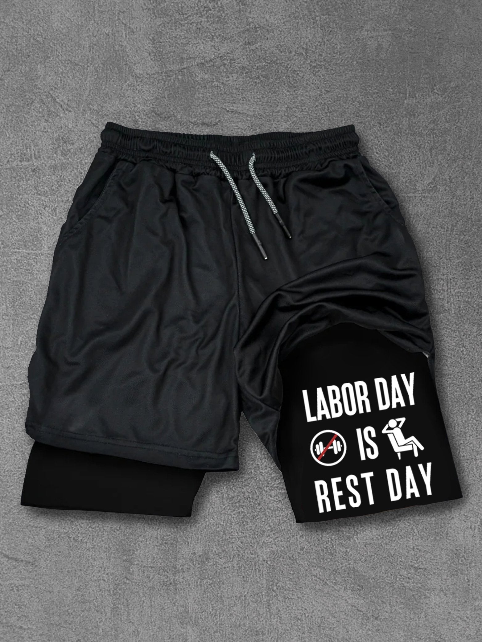 labor day is rest day Performance Training Shorts