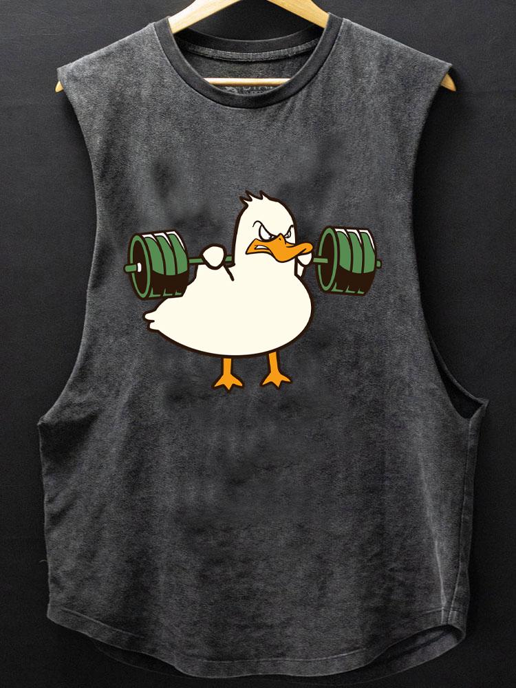 squatting duck SCOOP BOTTOM COTTON TANK