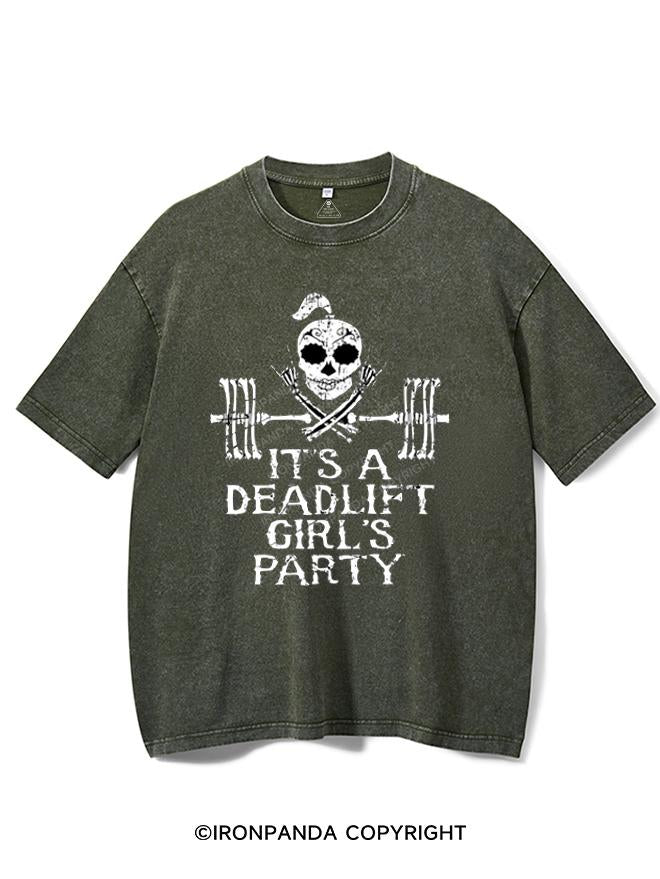 IT'S A DEADLIFT GIRLS PARTY VINTAGE GYM SHIRT