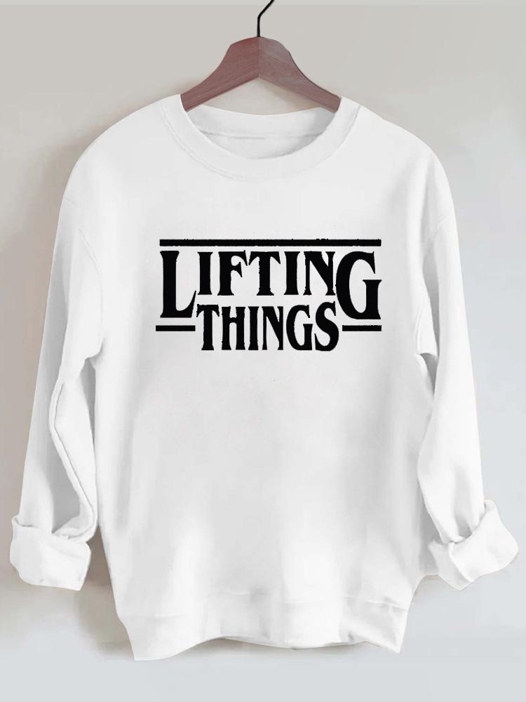 Lifting Things Vintage Gym Sweatshirt