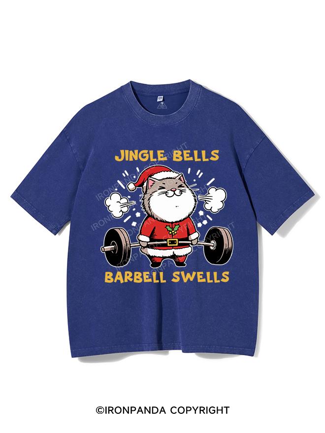 JINGLE BELLS BARBELL SWELLS VINTAGE GYM SHIRT