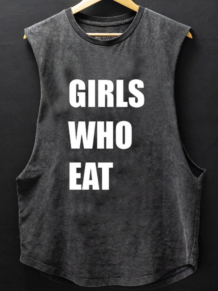 Girls Who Eat Scoop Bottom Cotton Tank