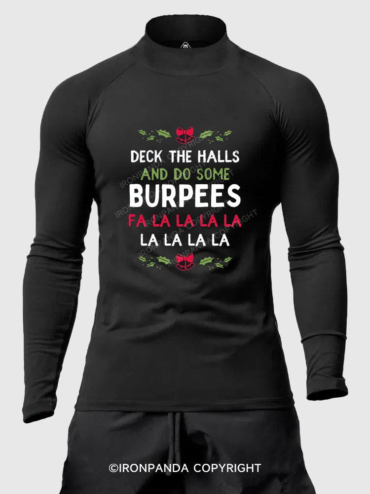 Christmas Burpees Men's Fitted Mock