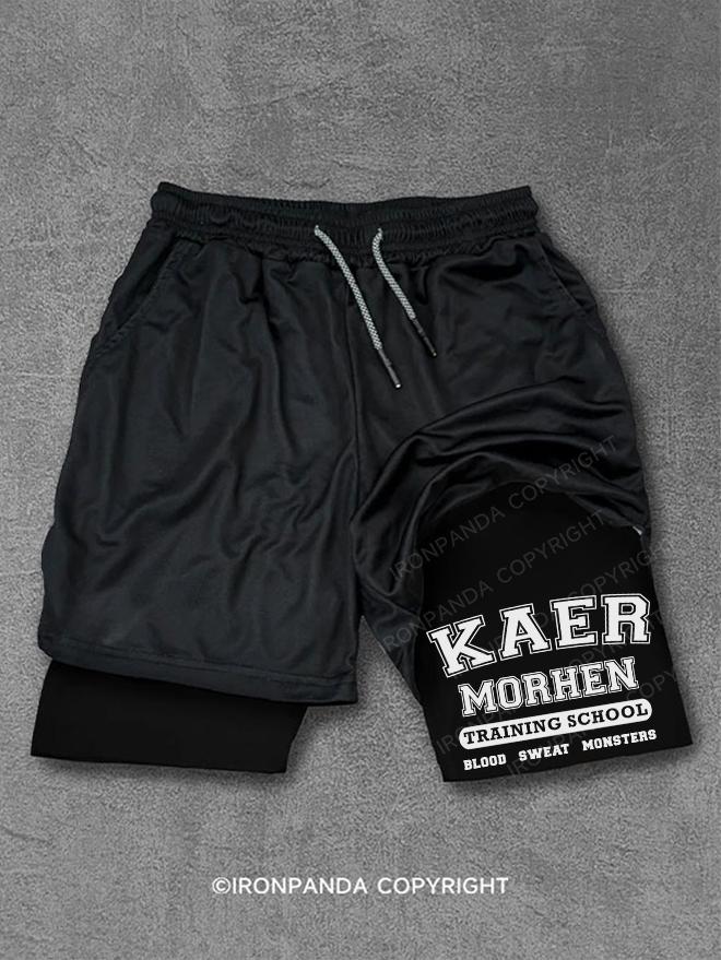 Kaer Morhen Training School Blood Sweat Monsters Performance Training Shorts