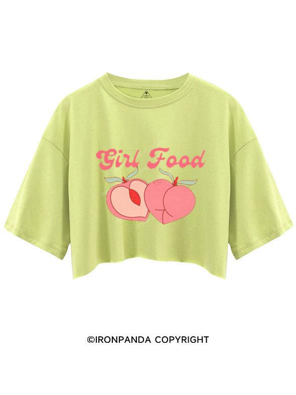 GIRL FOOD CROP TOPS