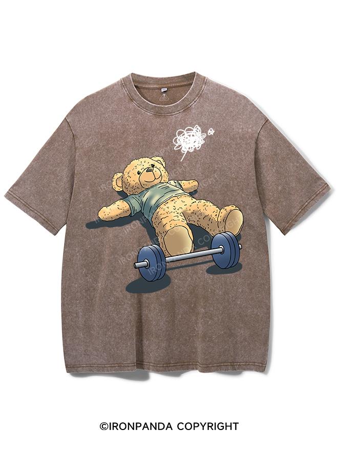 TEDDY'S BENCH HUSTLE VINTAGE GYM SHIRT