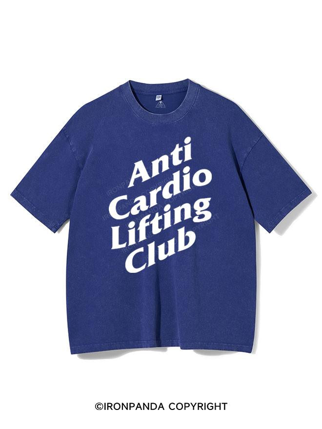 ANTI CARDIO LIFTING CLUB VINTAGE GYM SHIRT