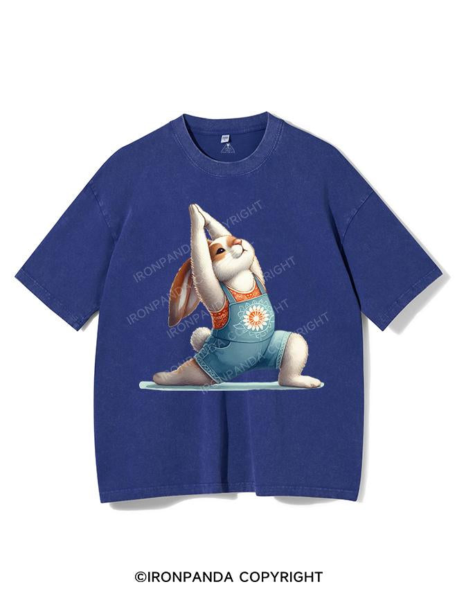 YOGA BUNNY VIBES VINTAGE GYM SHIRT