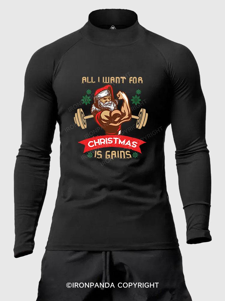 Christmas Workout Funny Motivation Fitted Mock