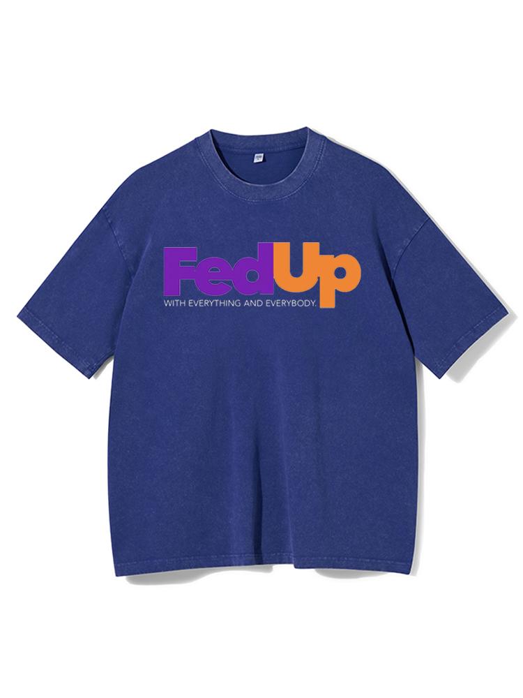 FedUp Washed Gym Shirt