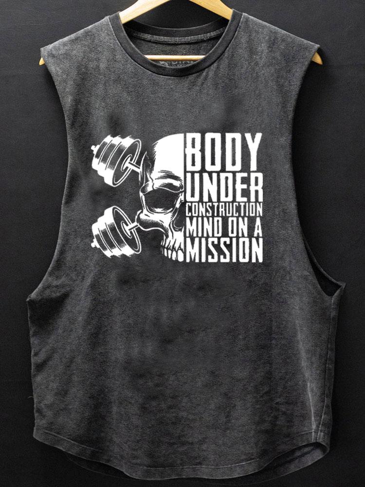 body under construction SCOOP BOTTOM COTTON TANK