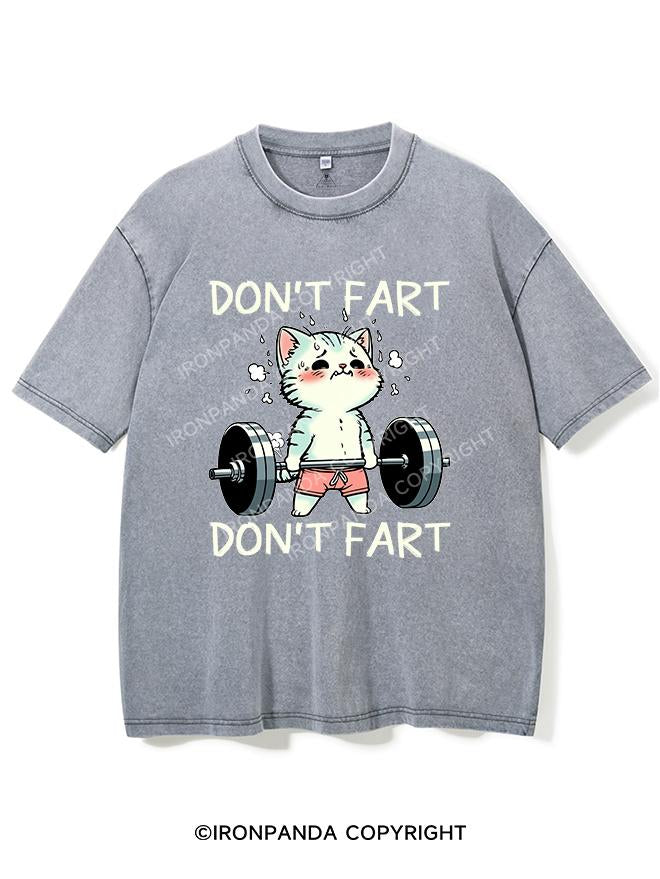 DON'T FART VINTAGE GYM SHIRT