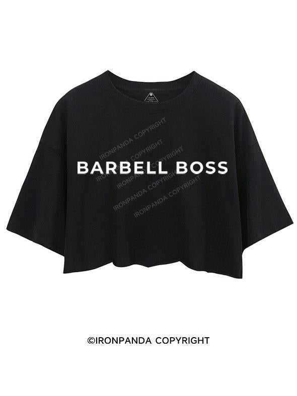 BARBELL BOSS CROP TOPS