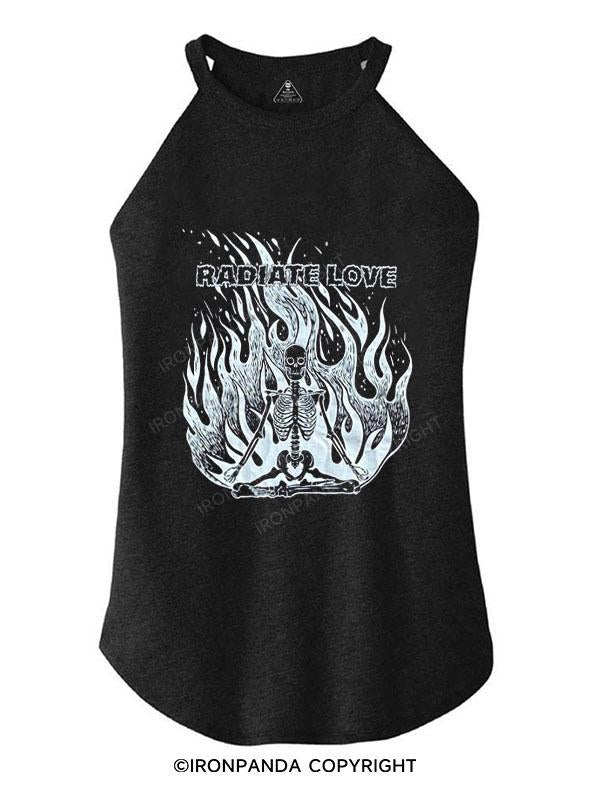 RADIATE LOVE TRI ROCKER COTTON TANK