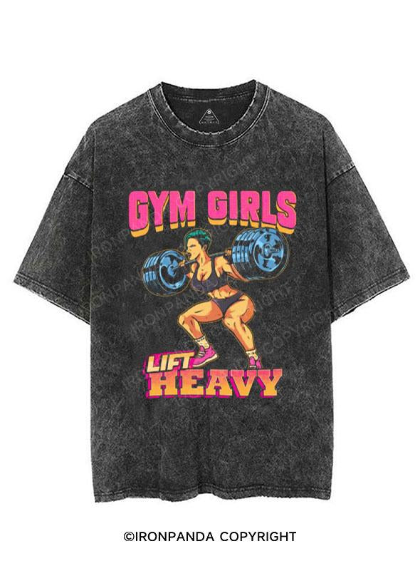 Gym Girls lift heavy! VINTAGE GYM SHIRT