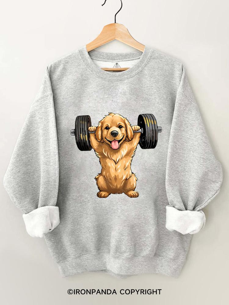 Weightlifting Dog Gym Sweatshirt