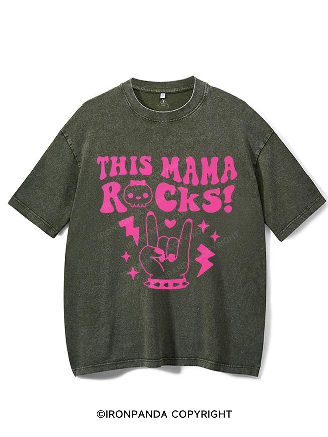 THIS MAMA ROCKS VINTAGE GYM SHIRT