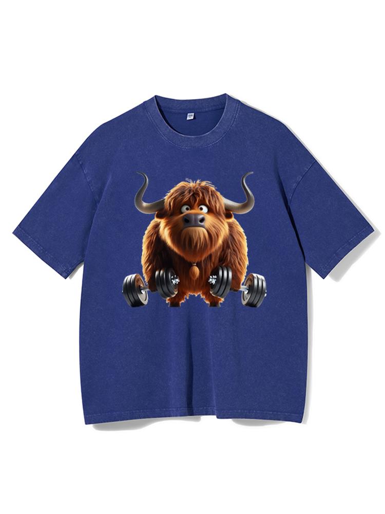 GYM YAK Washed Gym Shirt