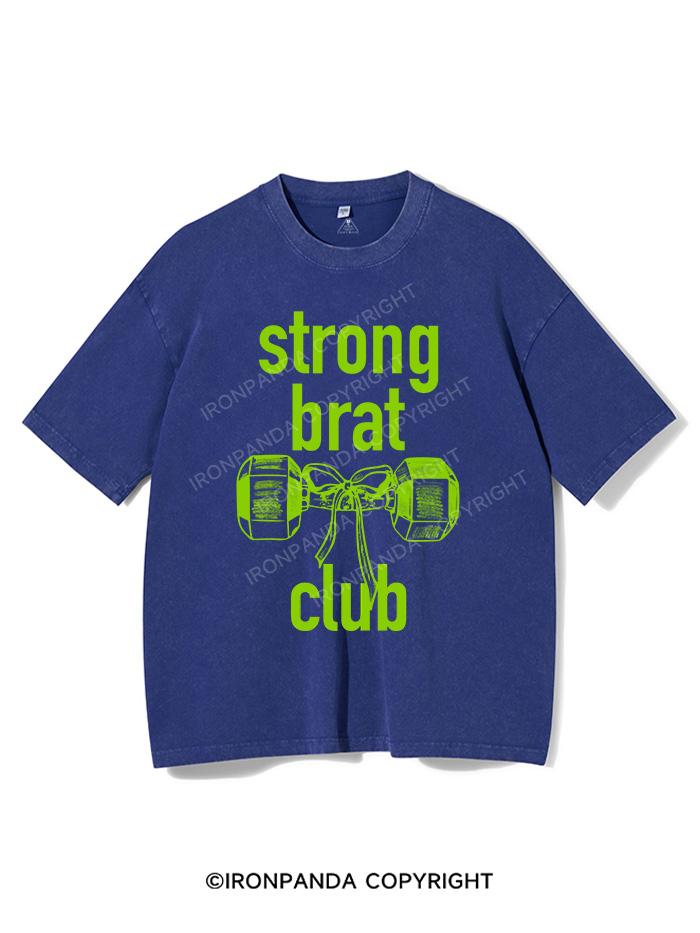 STRONG BRAT CLUB VINTAGE GYM SHIRT