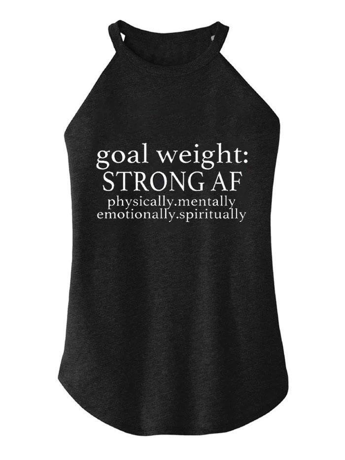 Goal Weight TRI ROCKER COTTON TANK