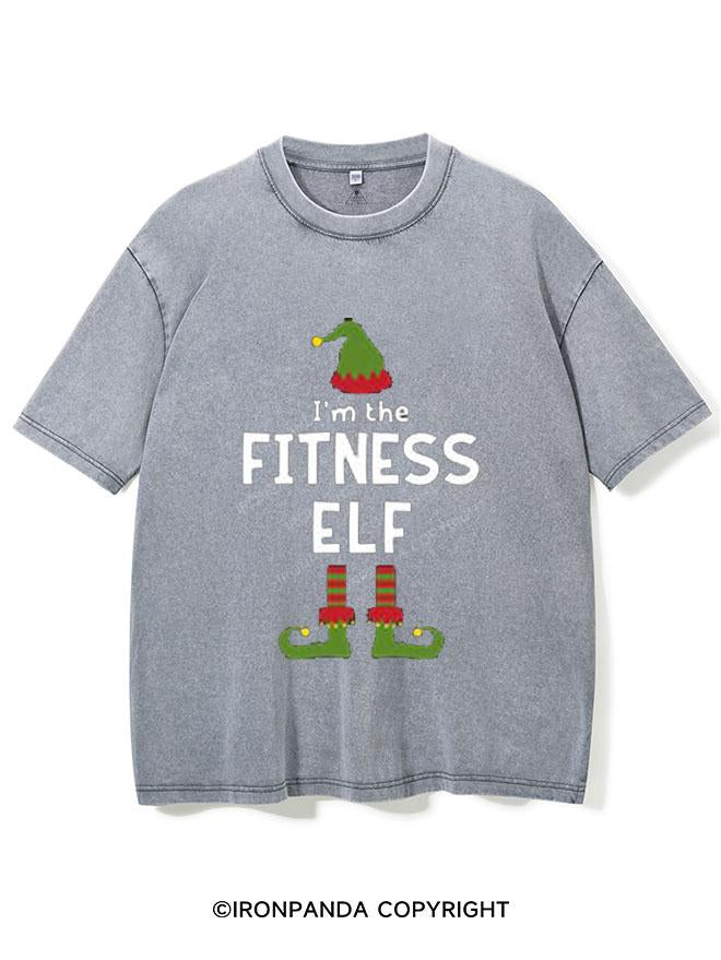 I'M THE FITNESS ELF VINTAGE GYM SHIRT