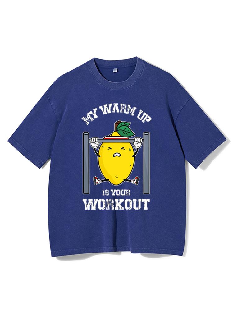 lemon workout Washed Gym Shirt