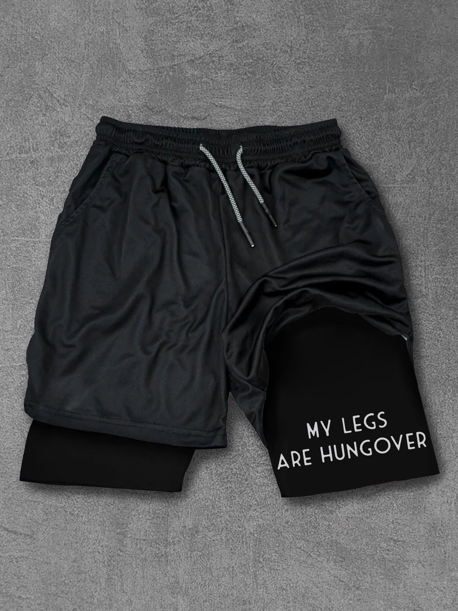 my legs are hungover Performance Training Shorts