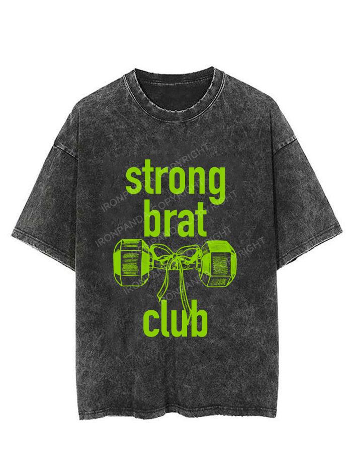 STRONG BRAT CLUB VINTAGE GYM SHIRT