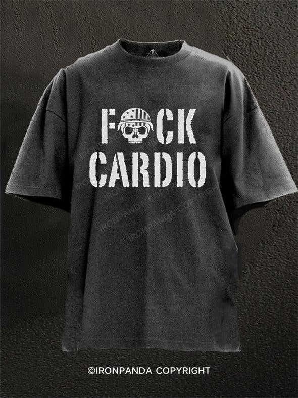 f*ck cardio Washed Gym Shirt