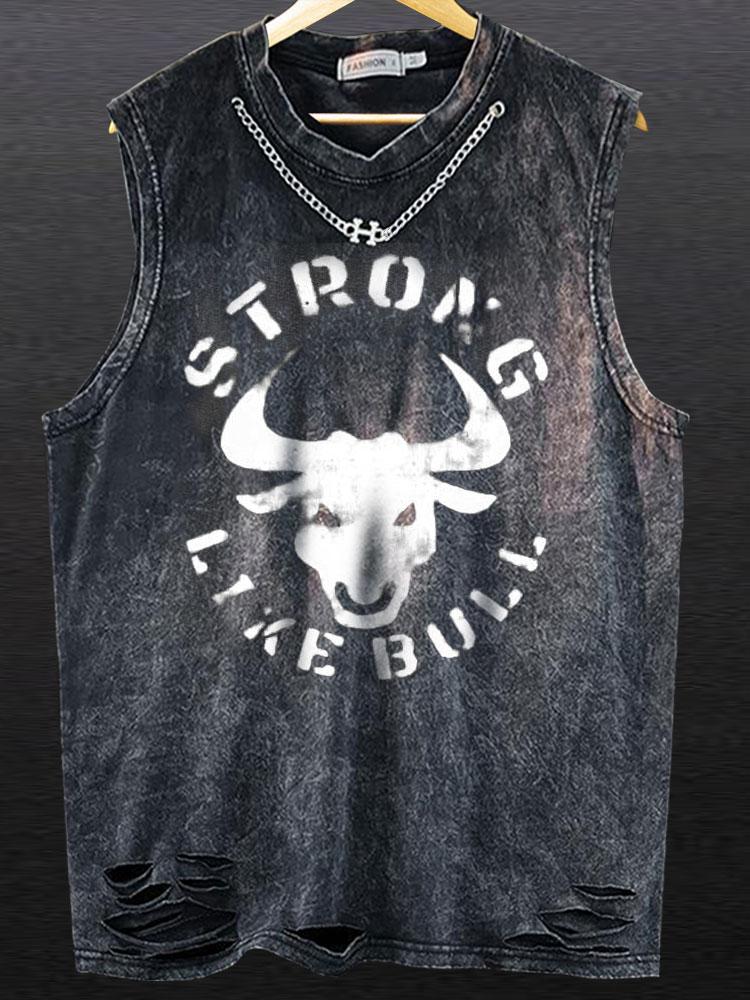 STRONG LIKE BULL Casual Tank