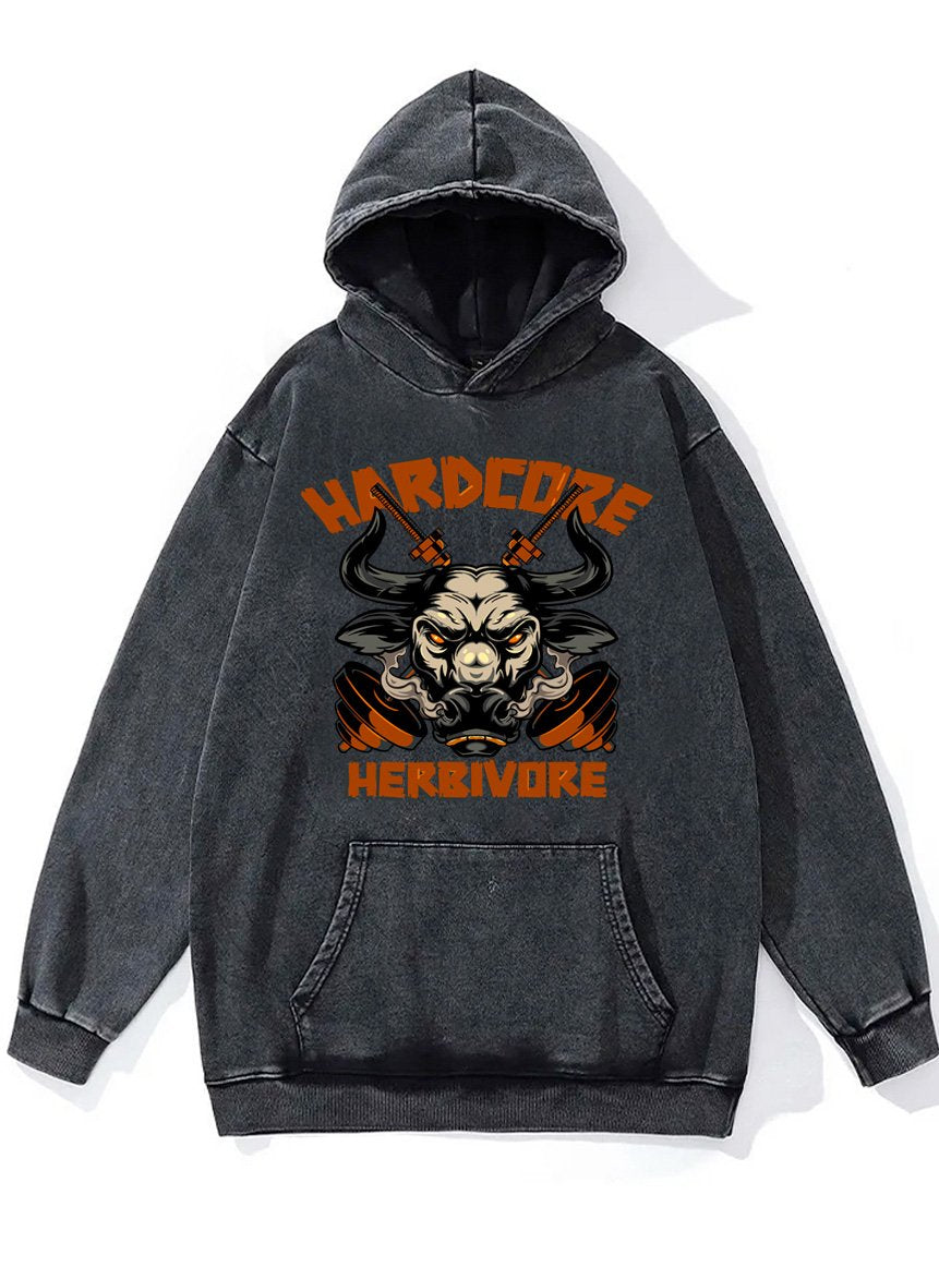 hardcore herbivore Washed Gym Hoodie