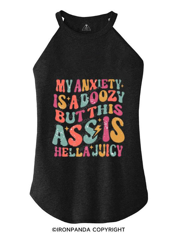 BUT THIS ASS IS HELLA JUICY TRI ROCKER COTTON TANK