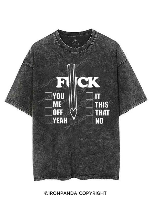 PICK YOUR FUCKING MOOD VINTAGE GYM SHIRT