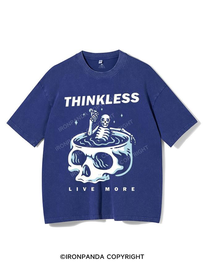 THINKLESS LIVE MORE VINTAGE GYM SHIRT