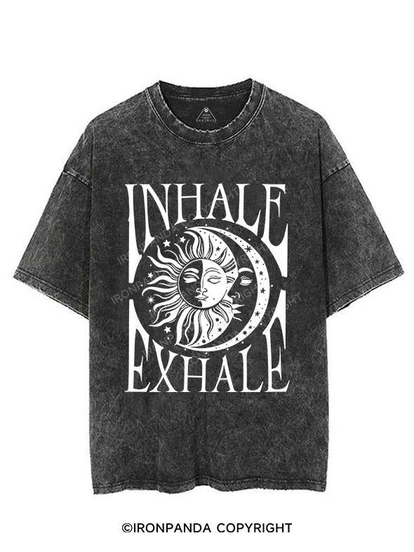 INHALE & EXHALE VINTAGE GYM SHIRT