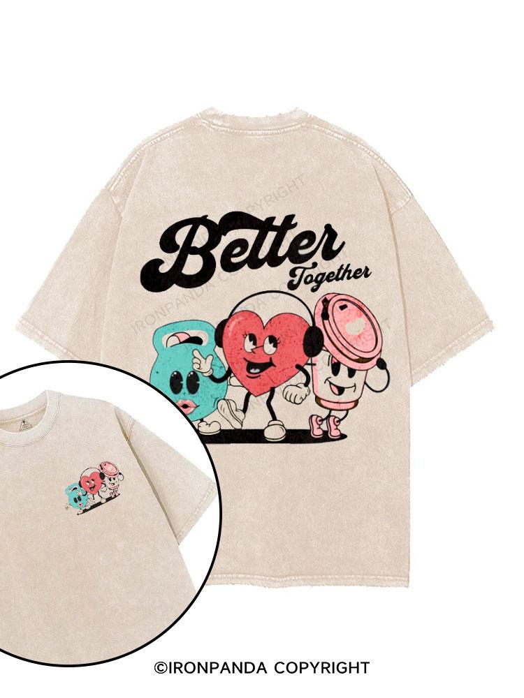 Better Together printed Gym Shirt