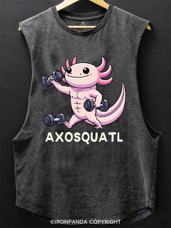 AXOSQUATL SCOOP BOTTOM COTTON TANK