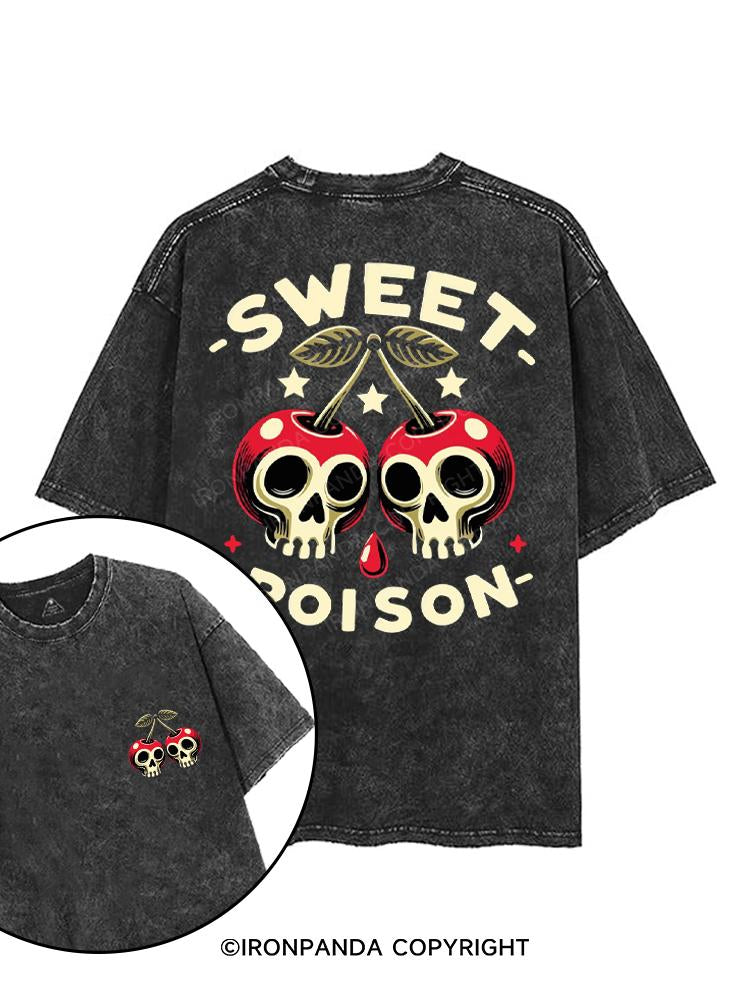 SWEET POISON printed Gym Shirt