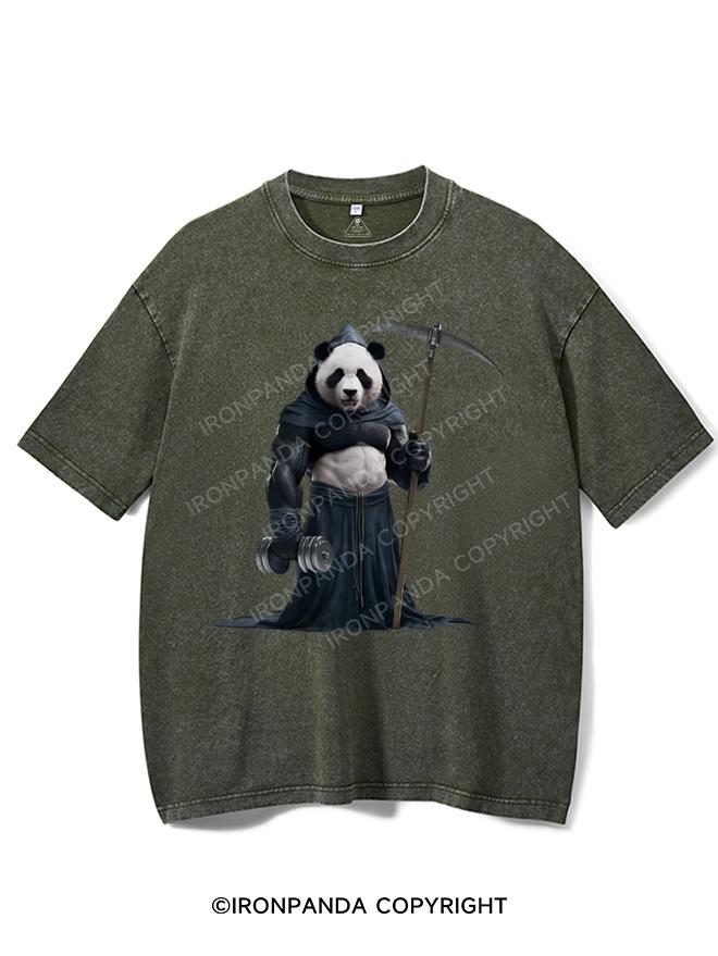 Death panda Washed Gym Shirt