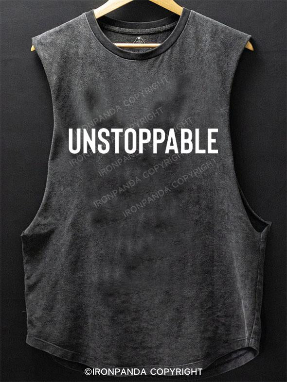 UNSTOPPABLE SCOOP BOTTOM COTTON TANK