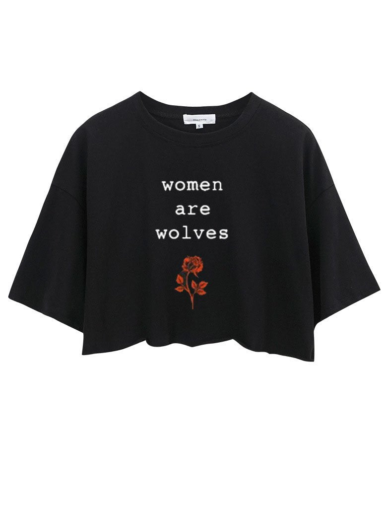 Women Are Wolves CROP TOPS