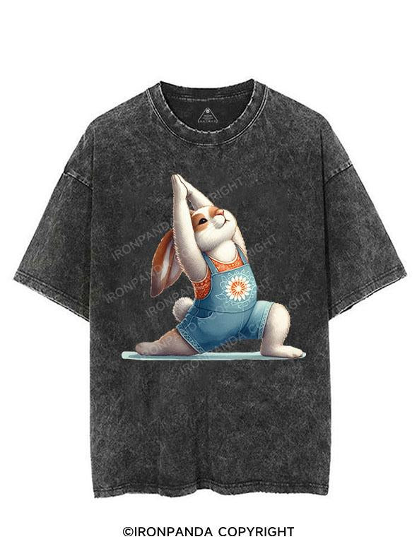 YOGA BUNNY VIBES VINTAGE GYM SHIRT