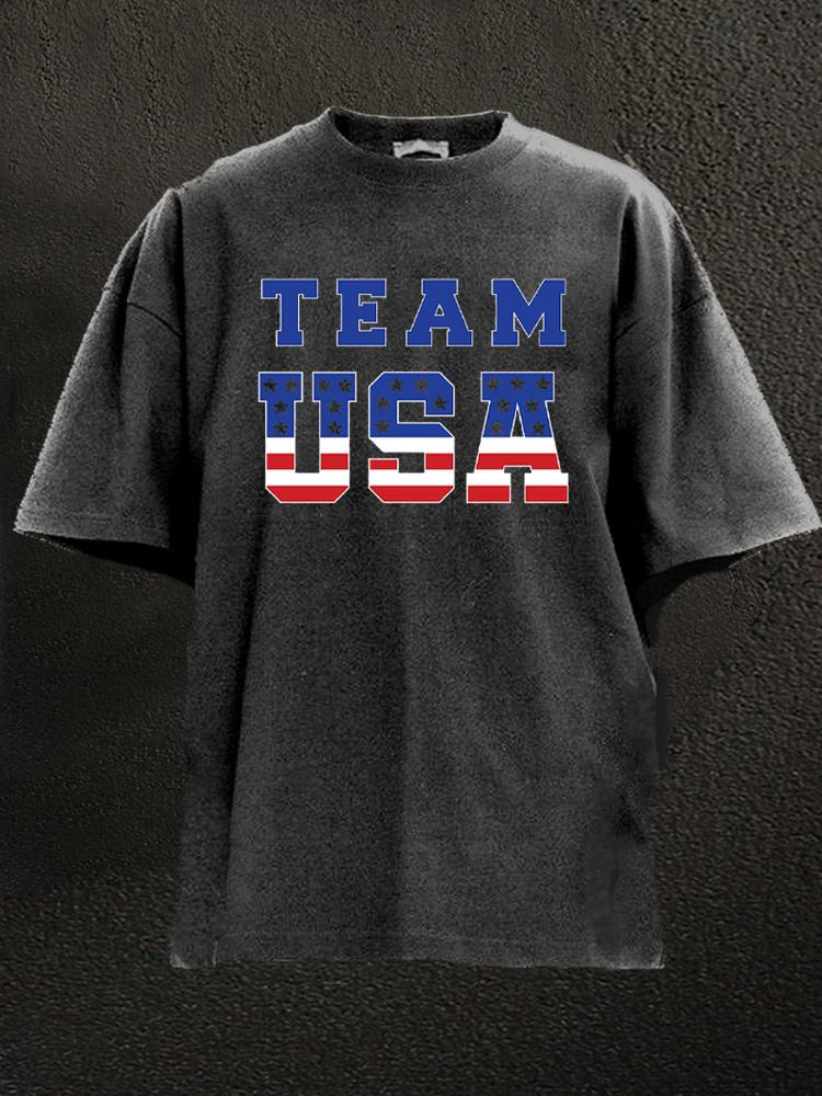 TEAM USA Washed Gym Shirt