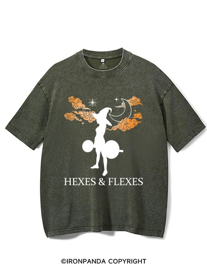 HEXES&FLEXES VINTAGE GYM SHIRT