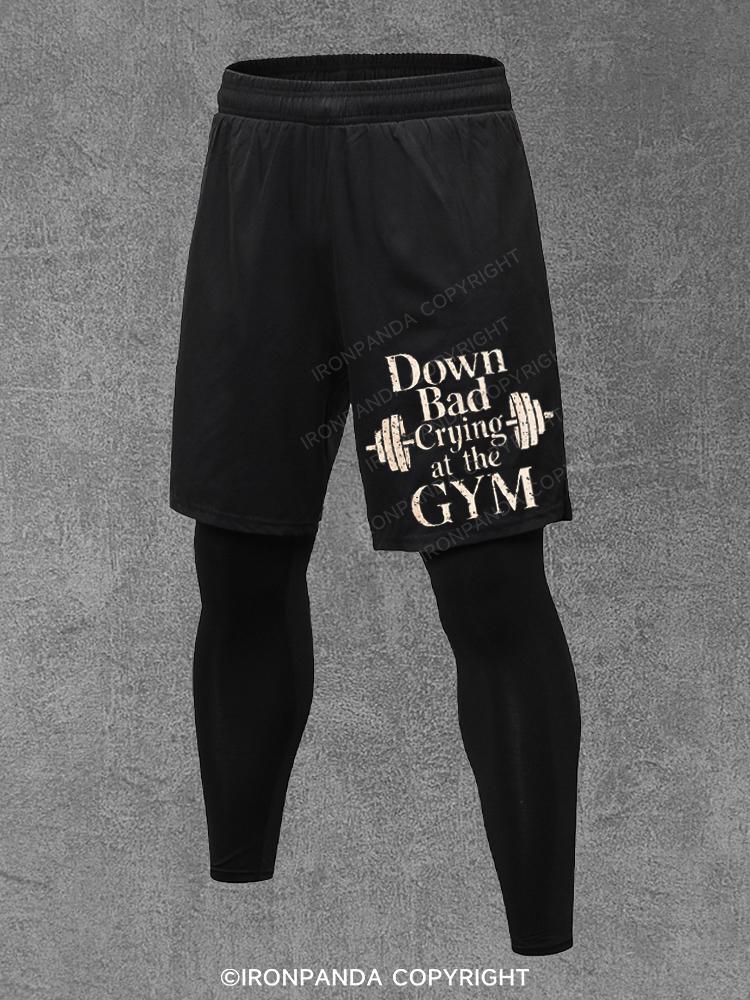 Down Bad Crying At The Gym Performance Training Pants