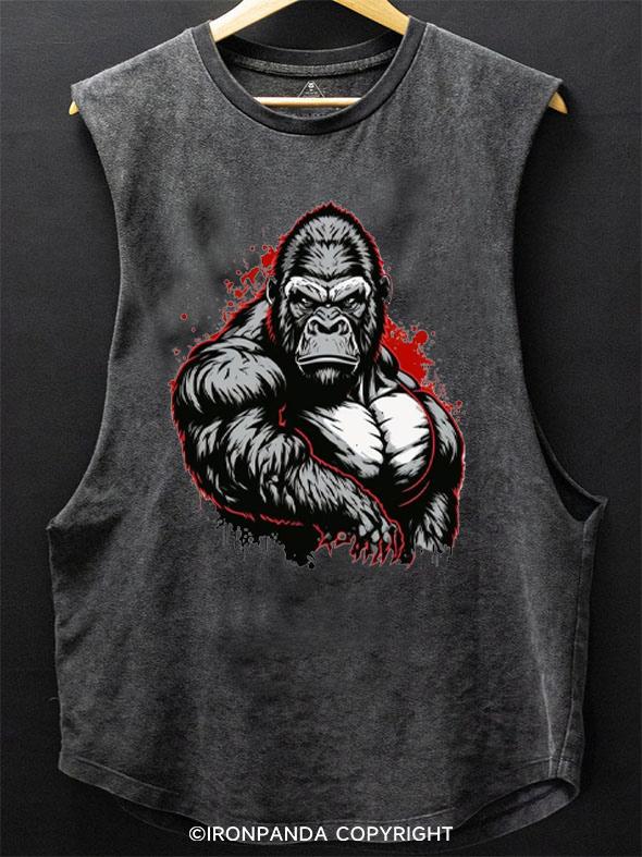 Muscle gorilla SCOOP BOTTOM COTTON TANK