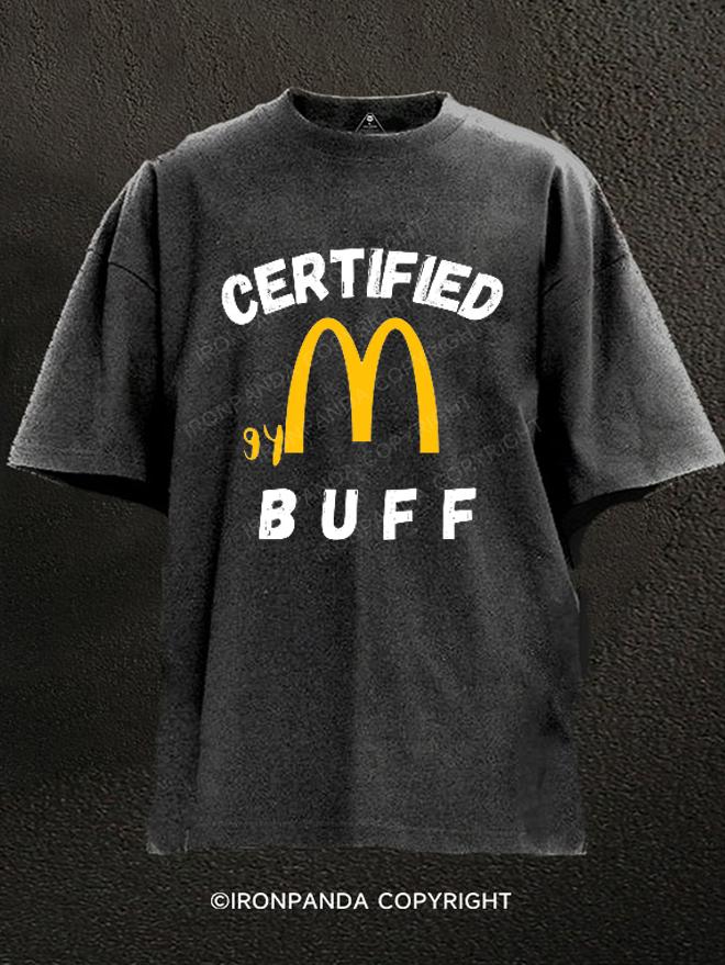 Certified Gym Buff Washed Gym Shirt