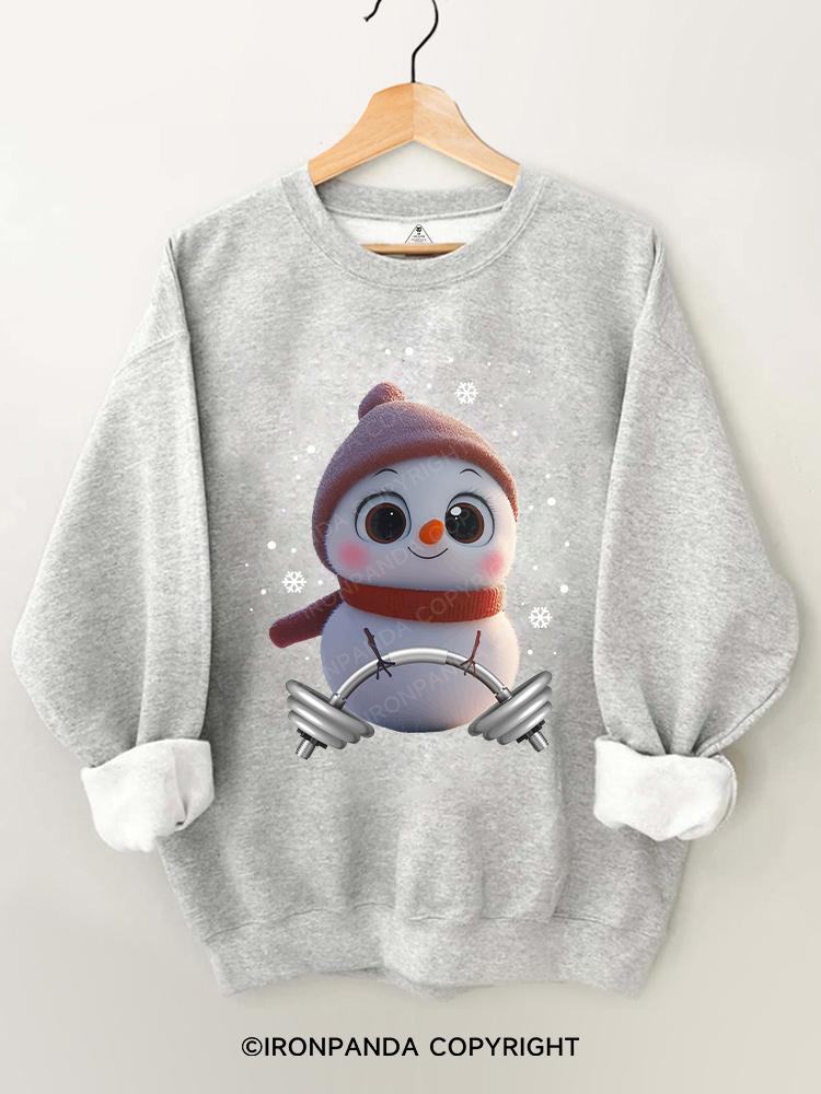 snowman deadlift  Gym Sweatshirt